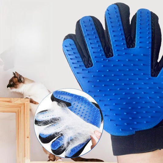 Silicone Pet Grooming Glove Pet Hair Remover Gloves Cat Dog Massage Bathing Cleaning Brush Pet Care Supplies